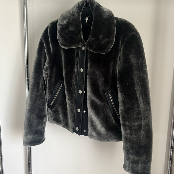 Free People fur jacket size M - Picture 3 of 4